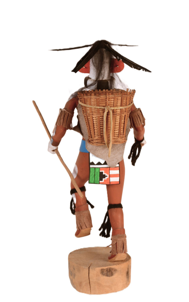 Hopi Pueblo White Ogre Kachina Doll By A.L. Sahmie