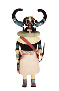 Hopi Pueblo Ahote Ho'o'te Whipper Kachina Doll