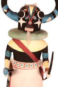 Hopi Pueblo Ahote Ho'o'te Whipper Kachina Doll