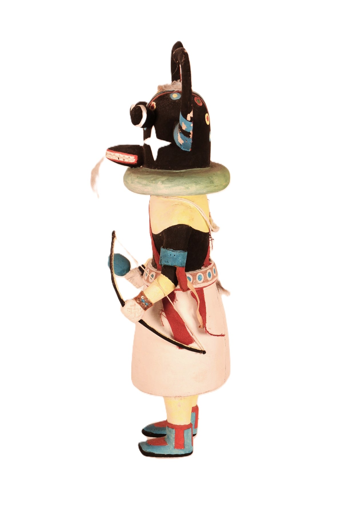Hopi Pueblo Ahote Ho'o'te Whipper Kachina Doll