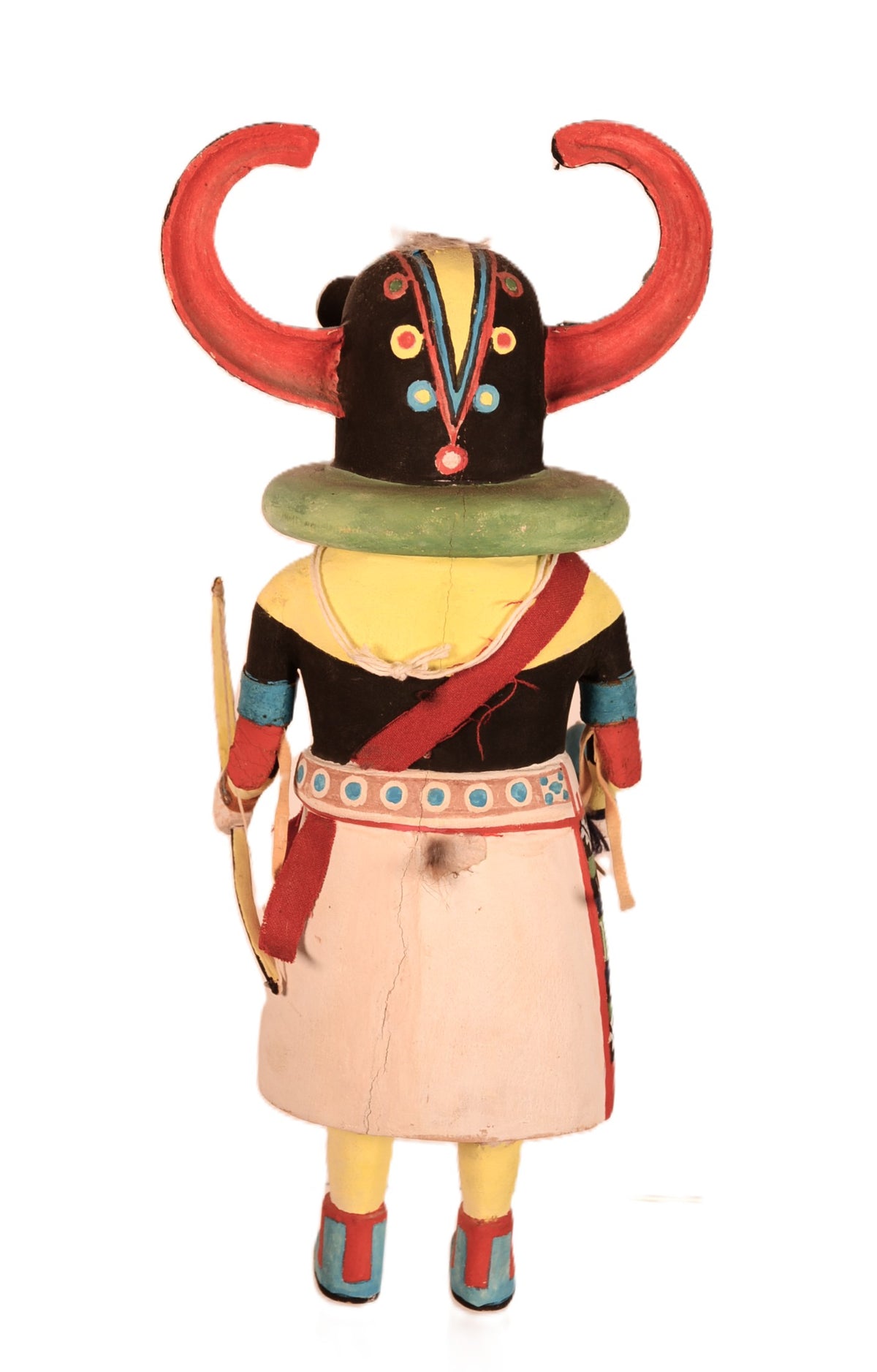 Hopi Pueblo Ahote Ho'o'te Whipper Kachina Doll