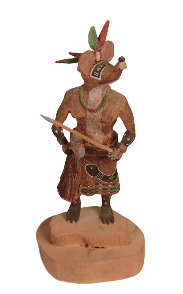 Hopi Pueblo Warrior Mouse Kachina Doll