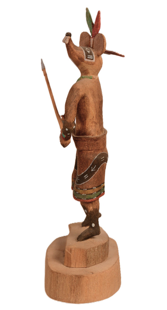 Hopi Pueblo Warrior Mouse Kachina Doll