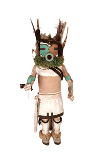 Large Hopi Pueblo Hanging Rattler Kachina Doll - 22.75"h