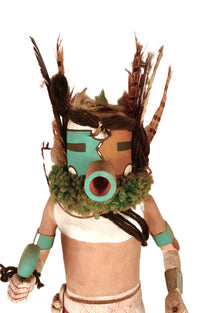 Large Hopi Pueblo Hanging Rattler Kachina Doll - 22.75"h
