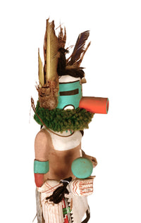 Large Hopi Pueblo Hanging Rattler Kachina Doll - 22.75"h