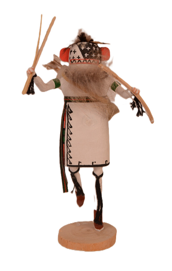 Hopi Pueblo Miniature Warrior Kachina Doll By A. F. Leon