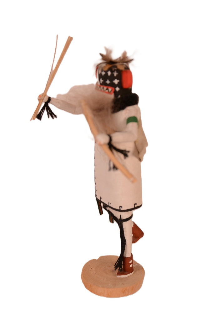 Hopi Pueblo Miniature Warrior Kachina Doll By A. F. Leon
