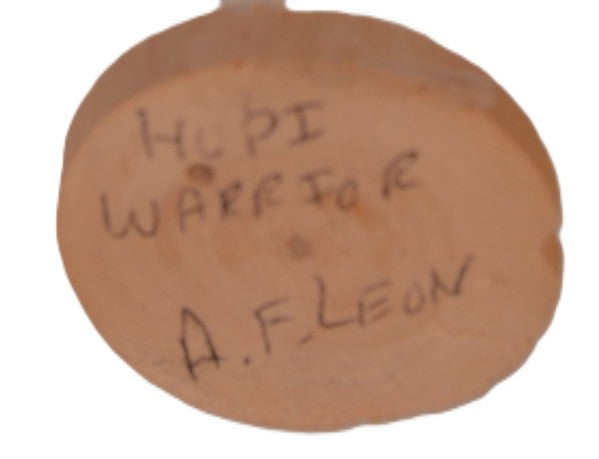 Hopi Pueblo Miniature Warrior Kachina Doll By A. F. Leon