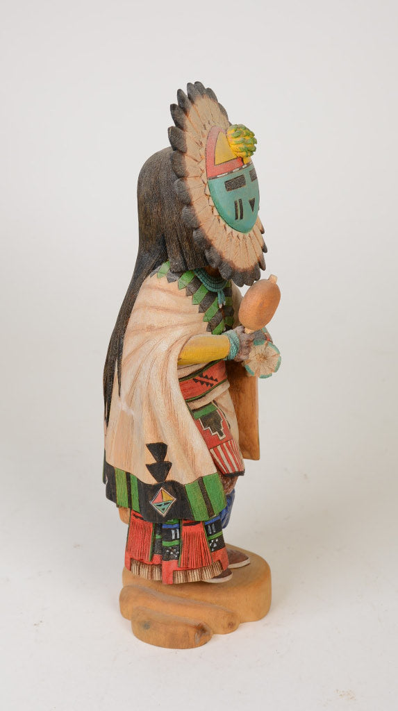 Hopi Kachina Sunface Doll By Brandon Kayquaptewa