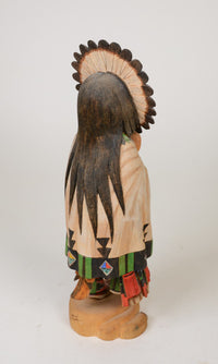 Hopi Kachina Sunface Doll By Brandon Kayquaptewa