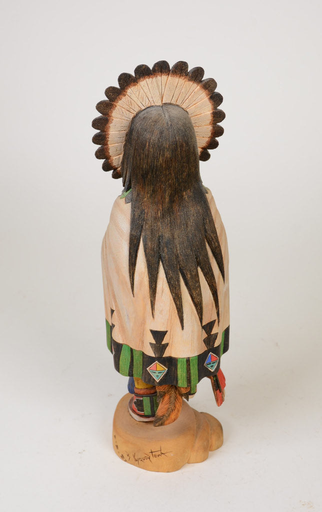 Hopi Kachina Sunface Doll By Brandon Kayquaptewa
