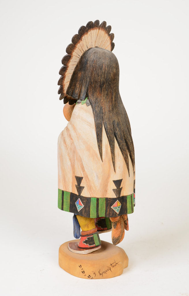 Hopi Kachina Sunface Doll By Brandon Kayquaptewa