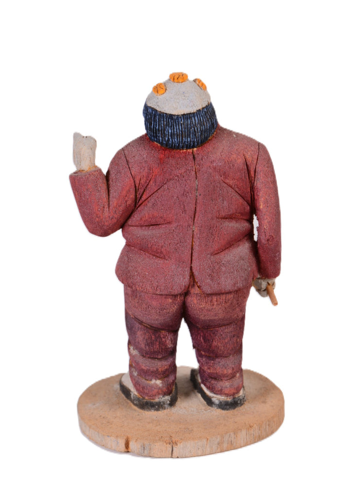 Zuni Kachina Clown Ne We Kwe Doll By William Lucio
