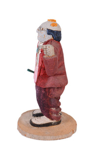 Zuni Kachina Clown Ne We Kwe Doll By William Lucio