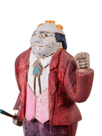 Zuni Kachina Clown Ne We Kwe Doll By William Lucio