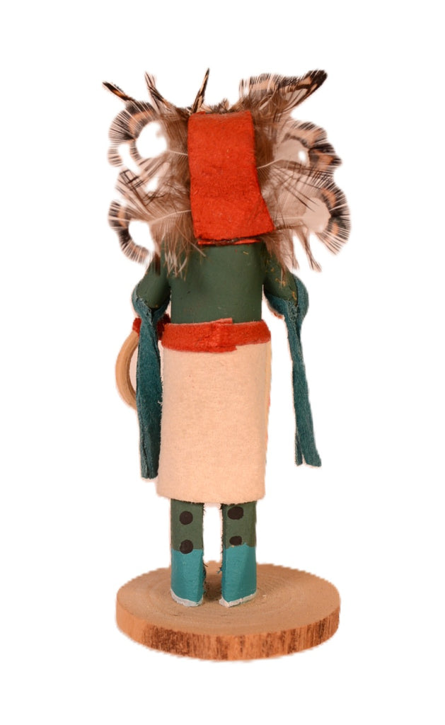 Hopi Pueblo Miniature Hoop Dancer Kachina Doll By BB