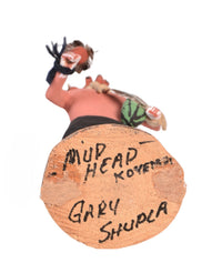 Hopi Pueblo Kachina Miniature Mudhead Doll By Gary Shupla