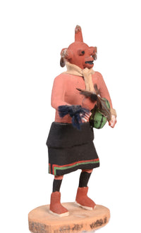 Hopi Pueblo Kachina Miniature Mudhead Doll By Gary Shupla