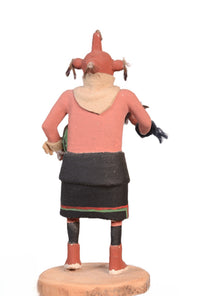 Hopi Pueblo Kachina Miniature Mudhead Doll By Gary Shupla