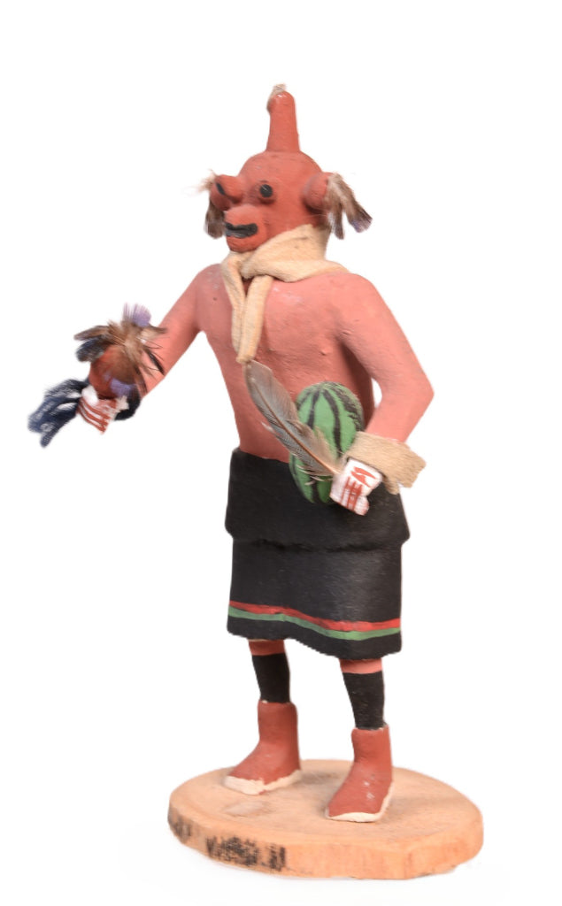Hopi Pueblo Kachina Miniature Mudhead Doll By Gary Shupla