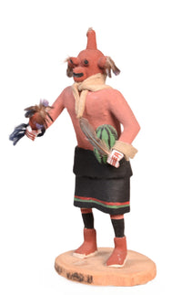 Hopi Pueblo Kachina Miniature Mudhead Doll By Gary Shupla