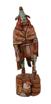 Navajo Kachina Aholi with Eototo Doll
