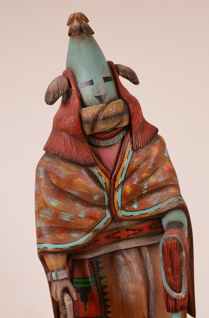 Navajo Kachina Aholi with Eototo Doll
