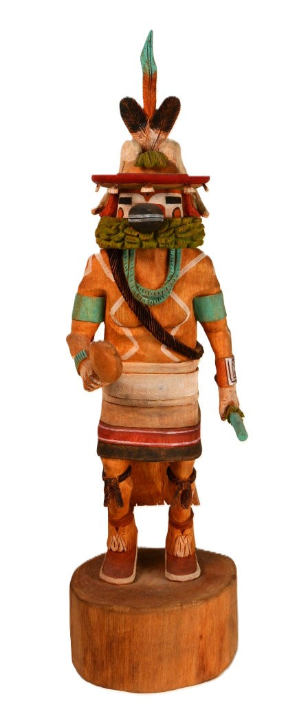 Hopi Kachina Mountain Big Horn Rain Doll By Lee Grover