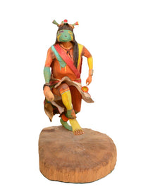 Hopi Kachina Flute Lenang Doll By Master Carver Ros George