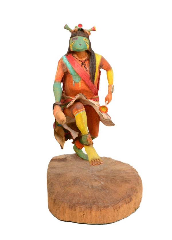 Hopi Kachina Flute Lenang Doll By Master Carver Ros George