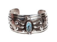 Navajo Cuff Bisbee Turquoise Bracelet