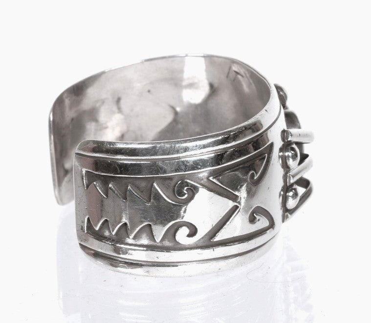 Navajo Cuff Bisbee Turquoise Bracelet