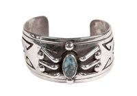 Navajo Cuff Bisbee Turquoise Bracelet