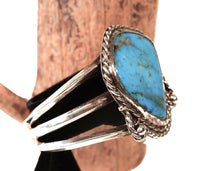 Navajo Sterling Silver Turquoise Bracelet