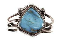 Navajo Sterling Silver Turquoise Bracelet