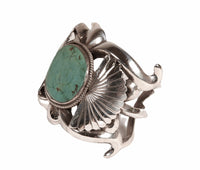 Navajo Large Turquoise Cuff Bracelet