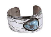 Navajo Turquoise Cuff Bracelet By Earl King