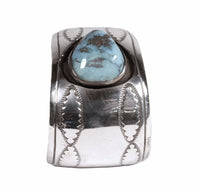 Navajo Turquoise Cuff Bracelet By Earl King
