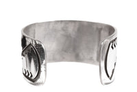 Hopi Pueblo Turquoise Overlay Cuff Bracelet