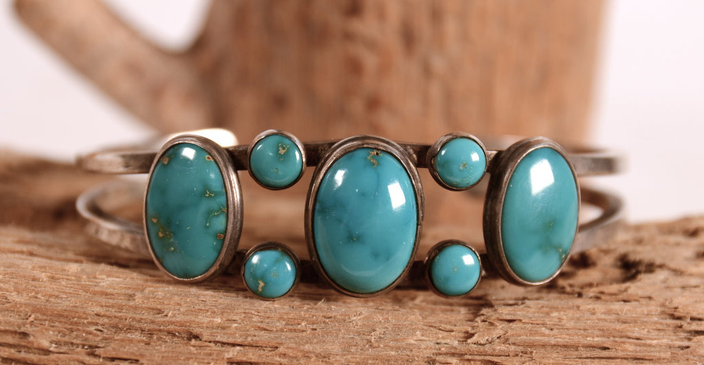 Antique Navajo Turquoise Bracelet