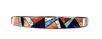 Navajo Multi Stone Inlay Cuff Bracelet By Pamela Daniels