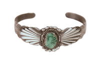Navajo Harvey Style Turquoise Bracelet