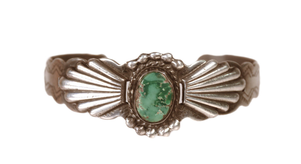 Navajo Harvey Style Turquoise Bracelet