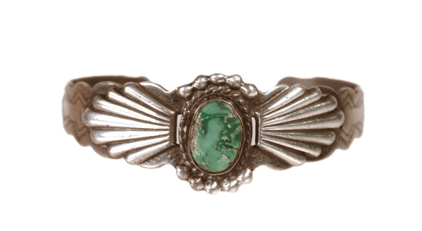 Navajo Harvey Style Turquoise Bracelet