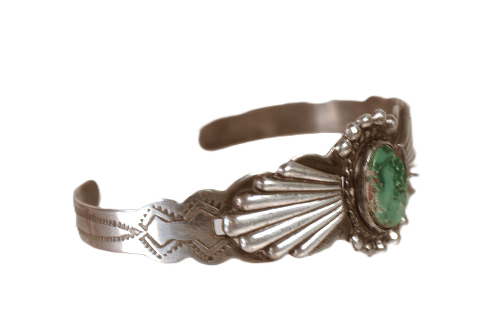Navajo Harvey Style Turquoise Bracelet