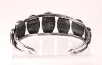 Navajo Sterling Silver 7 Variscite Setting Bracelet