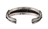Navajo Sterling Silver 5 Natural Turquoise Bracelet