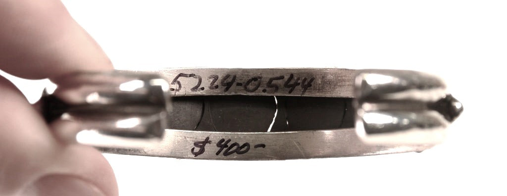 Navajo Sterling Silver 5 Natural Turquoise Bracelet