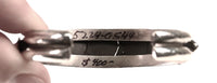 Navajo Sterling Silver 5 Natural Turquoise Bracelet